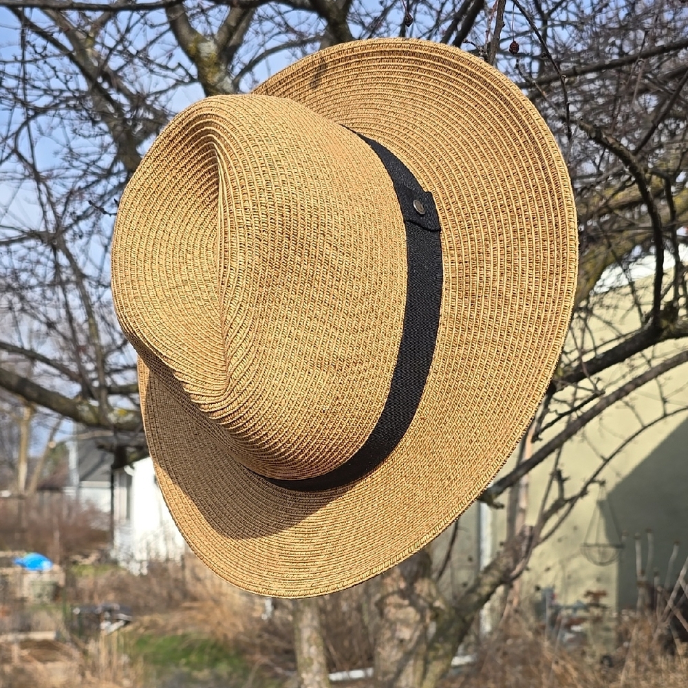 Classic Tan Fedora Hat
